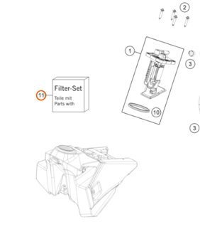 A46007018044 - Fuel pump filter kit