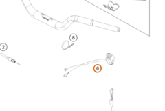 50311089200 - Кнопка выключения двигателя KTM SX65-85, KTM SXF 125-530, original