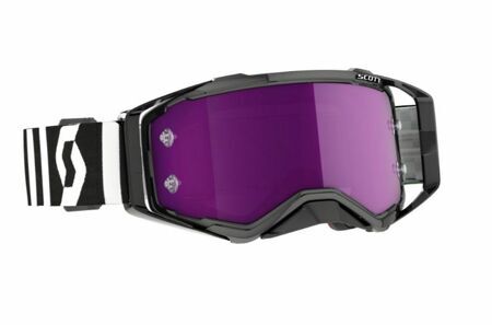 Очки кроссовые Scott Prospect Racing Black/ White Purple Chrome Works